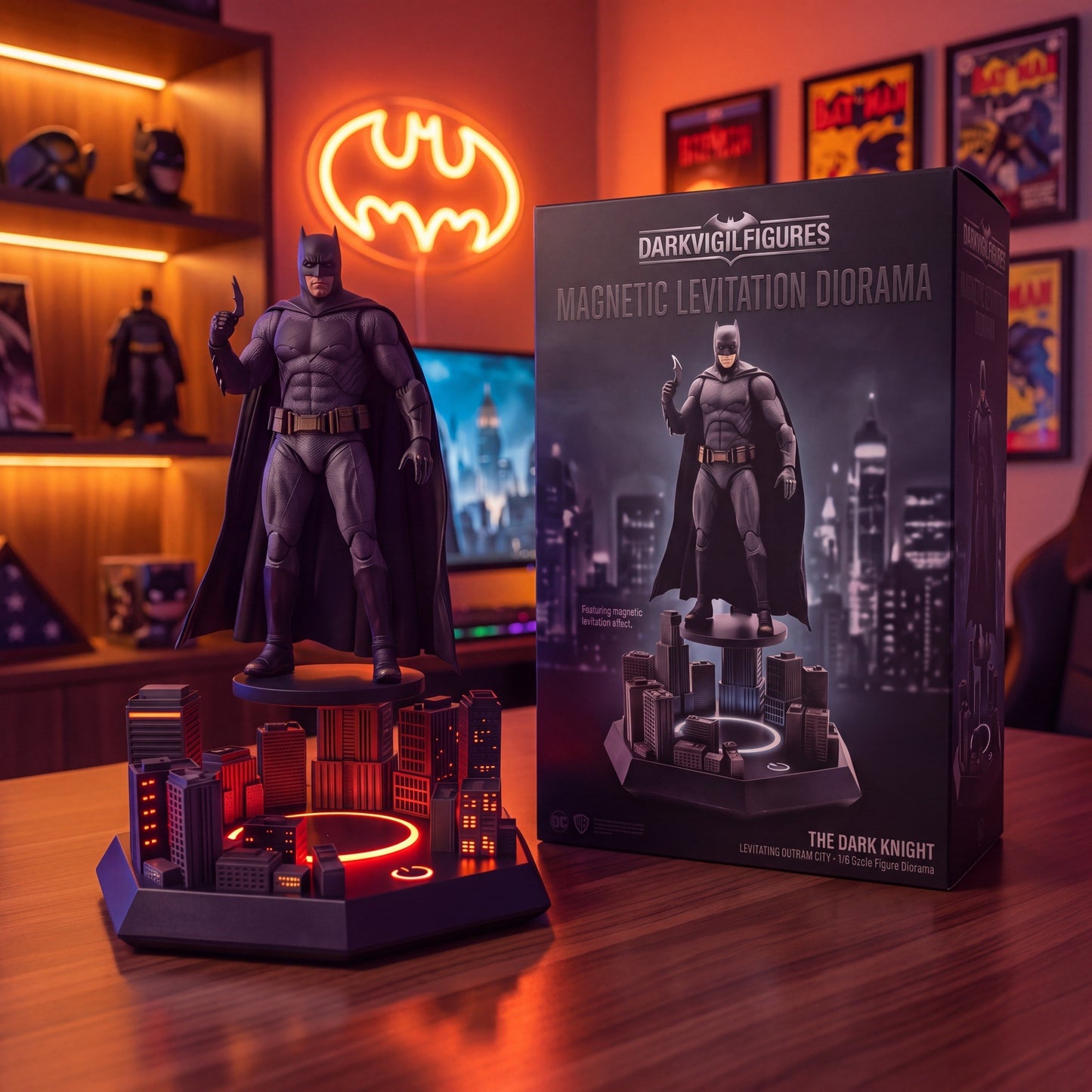 Batman™ Magnetic Levitation Gotham Display – Collector Edition